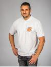Мъжка сива поло тениска с бродерия Шевица "Сефа"