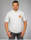 Polo de hombre gris con bordado "Sefa"