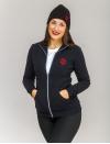 Cap with embroidery Kanatitsa - black
