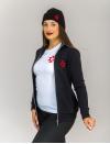 Cap with embroidery Kanatitsa - black