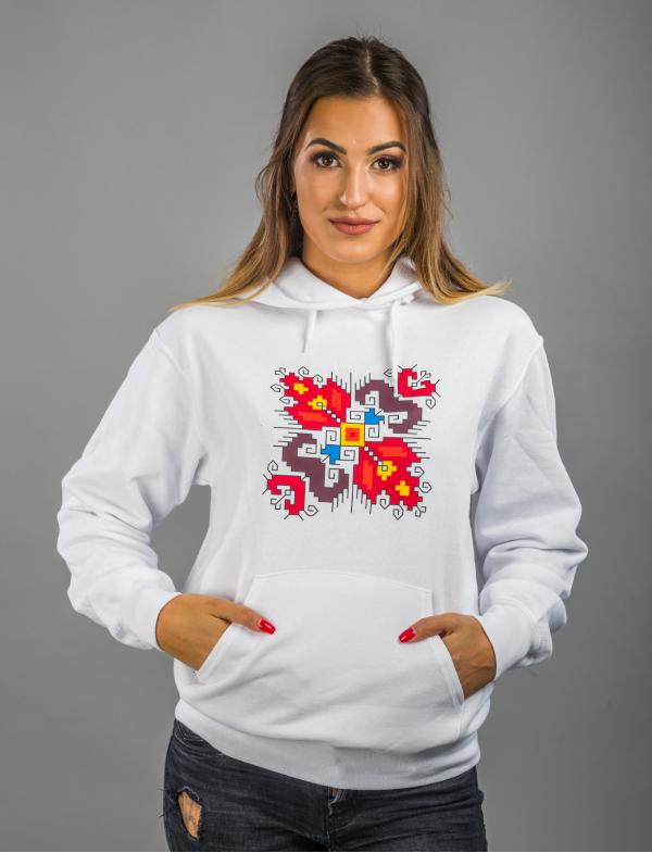 Damen Kapuzenpullover mit Stickerei "Love"