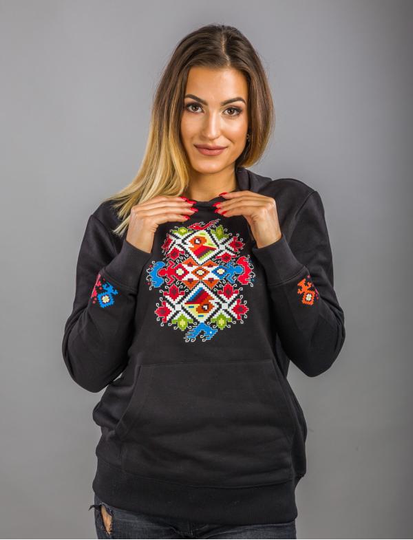 Damen Kapuzenpullover mit Stickerei  ''Hochzeit''