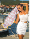 Chiffonschal mit Stickerei  ''Sonne''