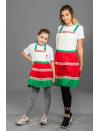 Женский фартук с вышивкой