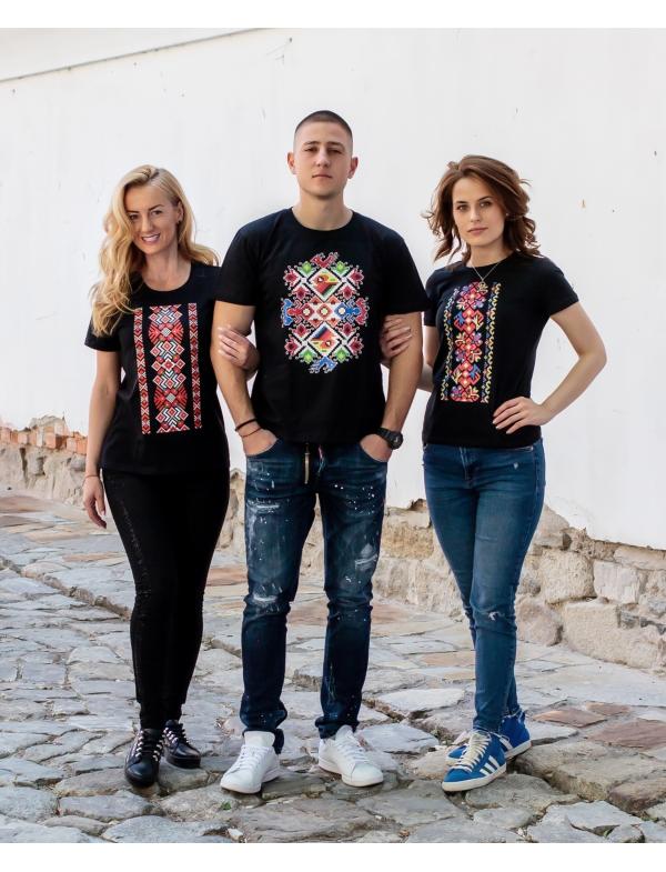 Мужская футболка со штампованной вышивкой «Свадьба»